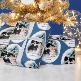 Papier Cadeau Cadeaux de Noël Papillon