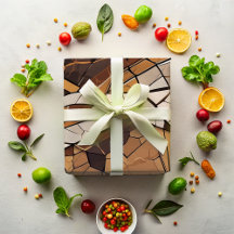 Cadeaux de retraite en mosaïque géométrique pour l