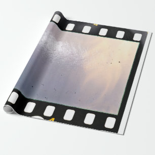 Papier Cadeau Cadre ou bande de film 35mm vierge sur arrière - p