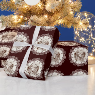 Papier Cadeau café et amour