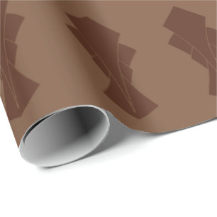 Papier Cadeau Café et Brown Fantail