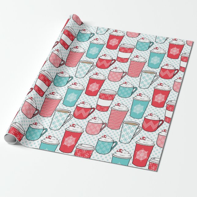 Papier Cadeau Café Latte (Déroulé)
