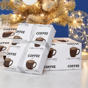 Papier Cadeau Café Me Rend Heureux Café