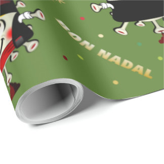 Papier Cadeau Caganer de los Nacimientos catalanes by Simonsitos