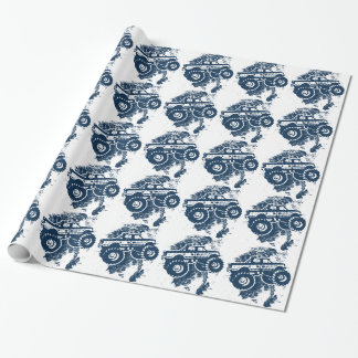 Papier Cadeau Camion de monstre