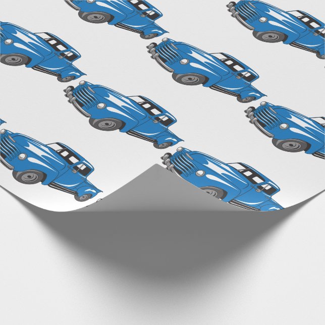 Papier Cadeau Camion de ramassage classique (Coin)