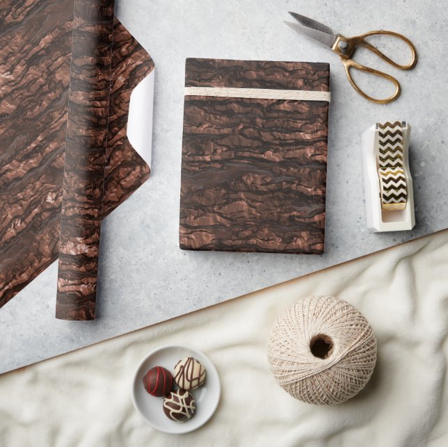 Papier Cadeau Camo en écorce de chêne (Artisanat)