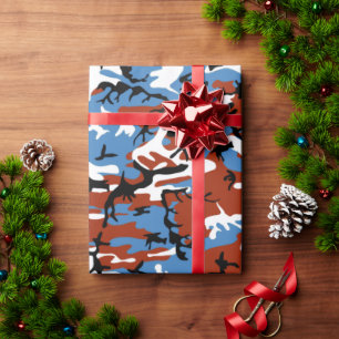 Papier Cadeau Camo patriotique