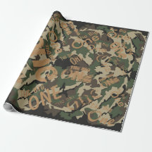 Camo The Big One Wrapper Paper