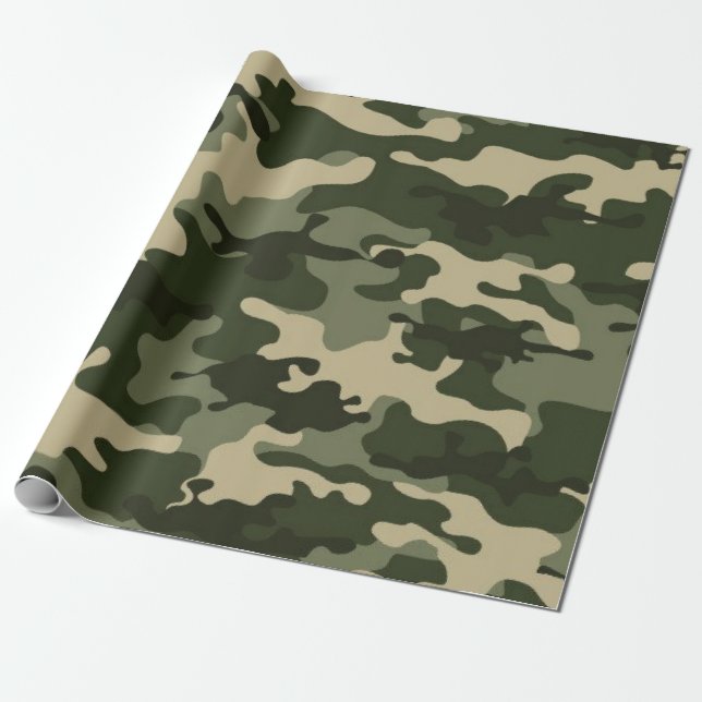 Papier Cadeau camouflage (Déroulé)