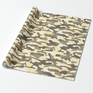 Papier Cadeau Camouflage du désert
