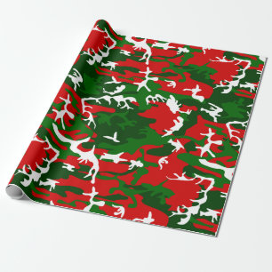 Papier Cadeau camouflage hideux de Noël
