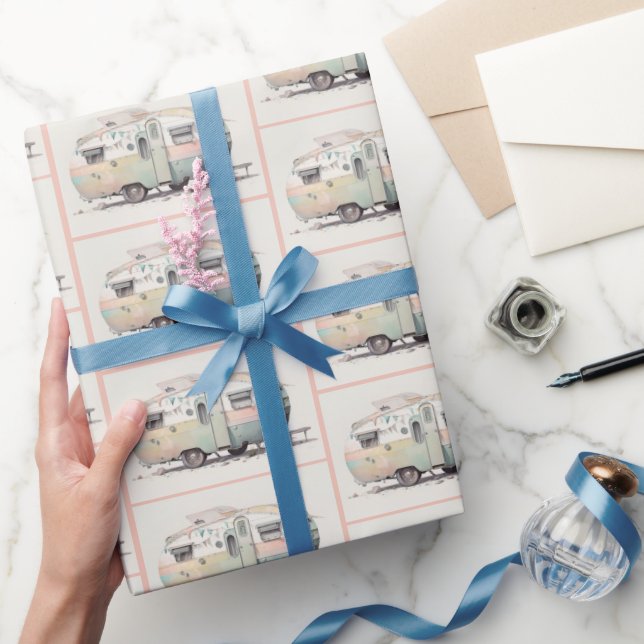 Papier Cadeau Camper ancien (Cadeaux)