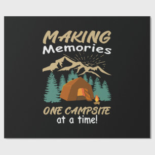 Papier Cadeau CAMPING, souvenirs