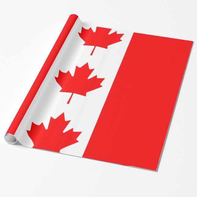 Papier Cadeau Canada (Déroulé)