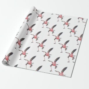 Papier Cadeau Canada Goose Jouer au hockey