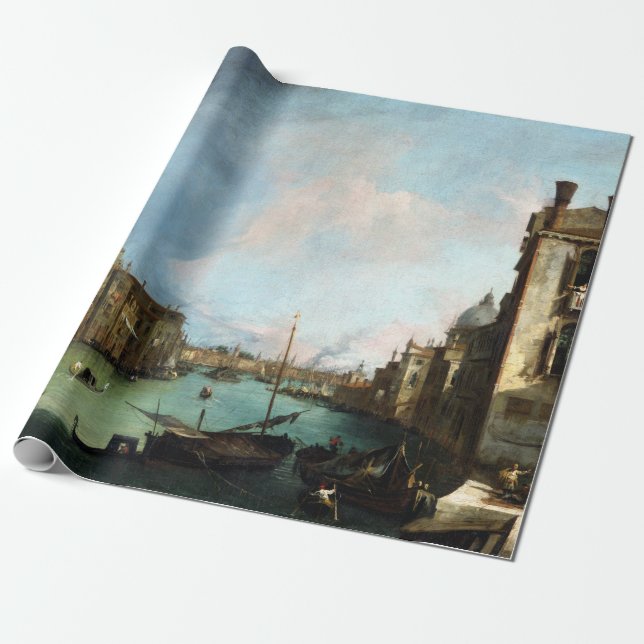 Papier Cadeau Canaletto Le Grand Canal à Venise (Déroulé)