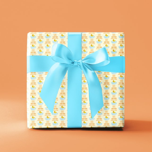 Papier Cadeau Canard 1er anniversaire (Créateur téléchargé)