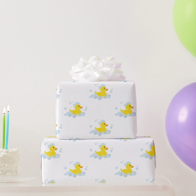 Papier Cadeau Canard en caoutchouc (Cadeaux de fête)