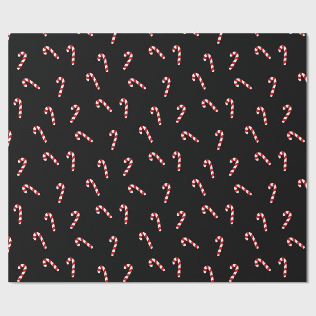 Papier Cadeau Candy Cane (Plat)