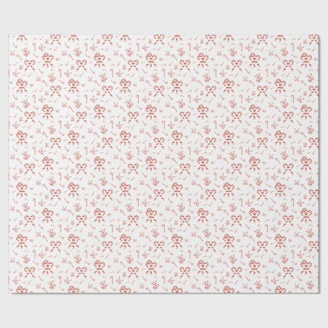 Papier Cadeau Candy Cane Jumble (Couture)