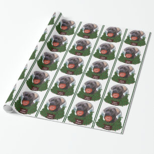 Papier Cadeau Canne Corso Noël