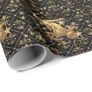 Papier Cadeau Capricorne Astrologie Papier à envelopper