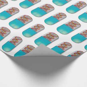 Papier Cadeau Capsule ADN Science Médicale