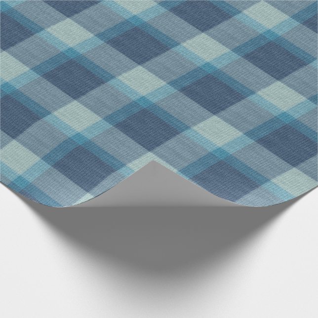Papier Cadeau Carbrey Tartan Plaid Christmas (Coin)