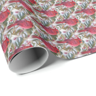 PAPIER CADEAU CARDINAL ROUGE
