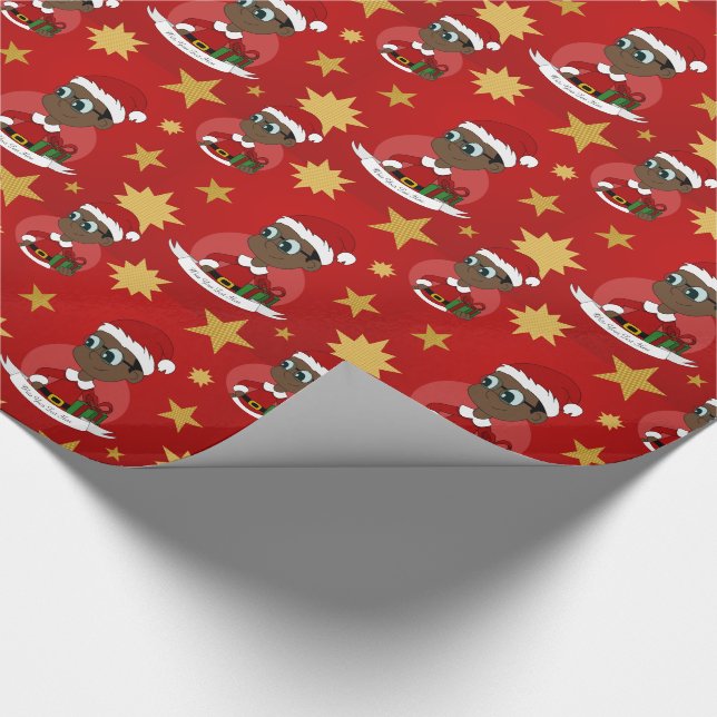 Papier Cadeau Caricature de Noël (Coin)