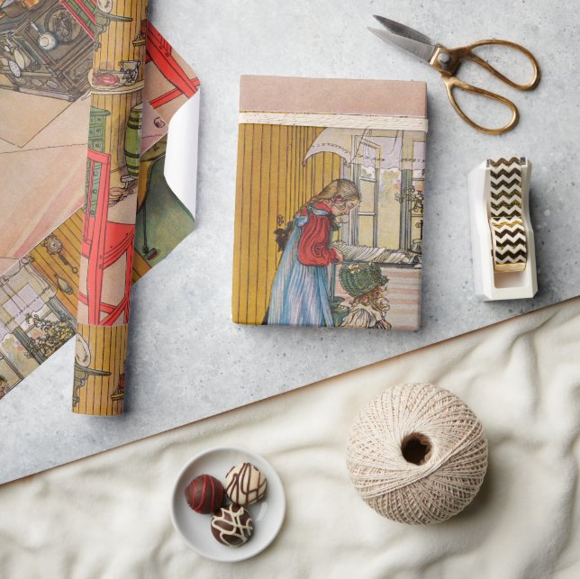 Papier Cadeau Carl Larsson Le papier d'enveloppement de cuisine (Artisanat)