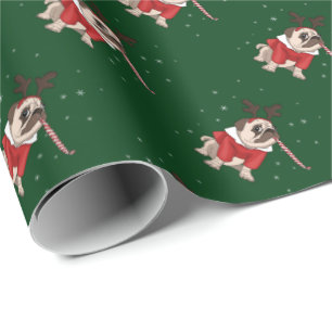 Papier Cadeau Carlin Noël