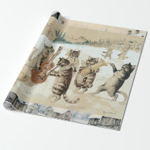 Carol Chant Chats Aquarelle par L.W. Wain