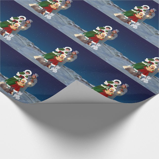 Papier Cadeau Carols de Christmas (Coin)