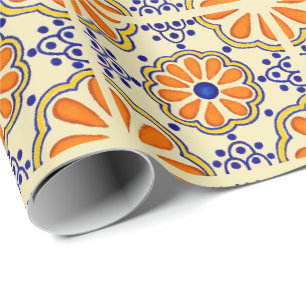 Papier Cadeau Carrelage Talavera