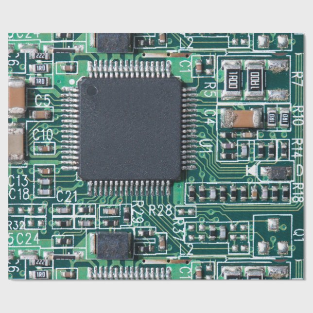 Papier Cadeau Carte de circuit (Plat)