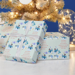 Papier Cadeau Carton d'invitation d'anniversaire pour enfants av