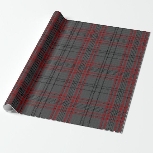 Papier Cadeau Carton noir gris gris gris gris carré (Déroulé)