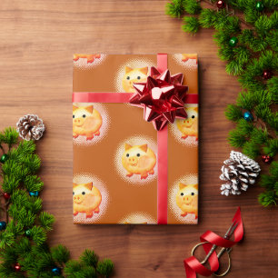 Papier Cadeau Cartoon mignon Bébé Peinture de porc