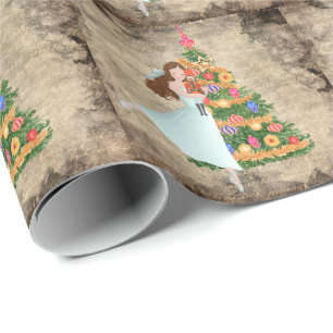 Papier Cadeau Casse-Noisette Clara Act I Christmas Eve