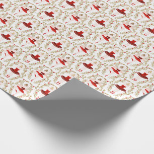 Papier Cadeau Casse-noisette de fée de prune de sucre Noël
