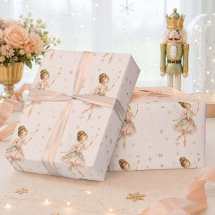 Papier Cadeau Casse-Noisette Fée Dragée Noël Anniversaire