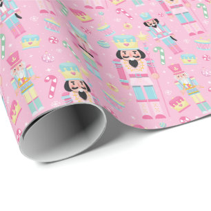 Papier Cadeau Casse-noix rose mignon