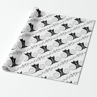Papier Cadeau Casseminia - dreamcats avec le texte