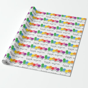 Papier Cadeau Caterpillar Book Worm