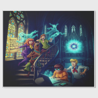 Papier Cadeau Cathédrale de Spooks Enveloppement cadeau