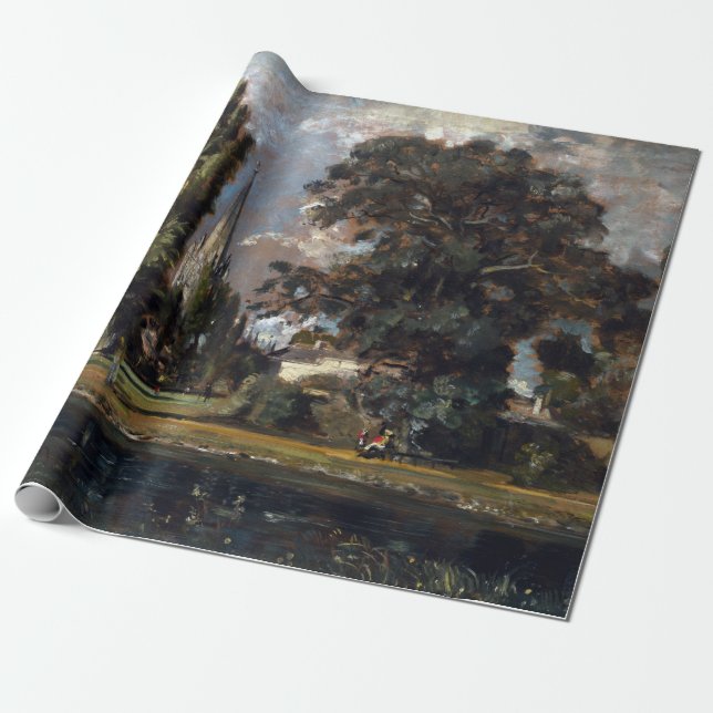 Papier Cadeau Cathédrale et leadenhall de John Constable Salisbu (Déroulé)