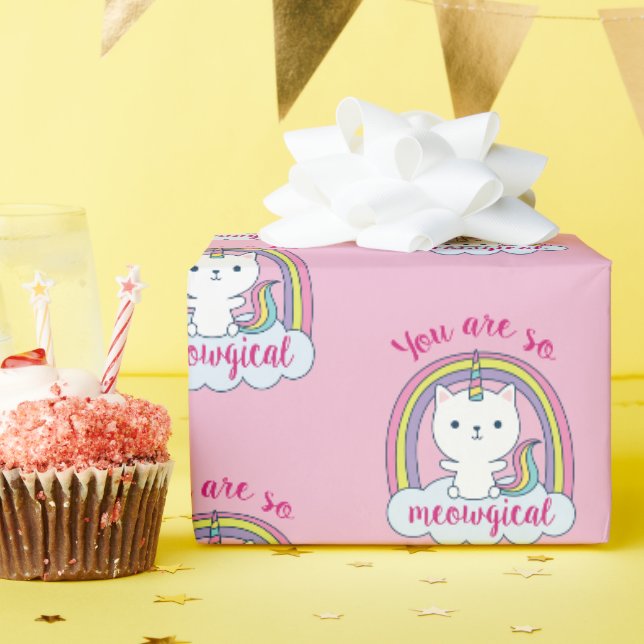 Papier Cadeau Catimaïs | Papier d'enrobage | Rose (Fête d'anniversaire)