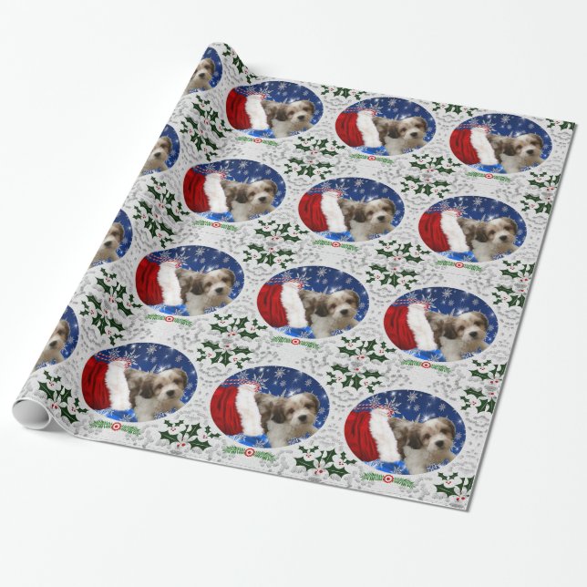 Papier Cadeau Cavachon Wrapping Paper (Déroulé)